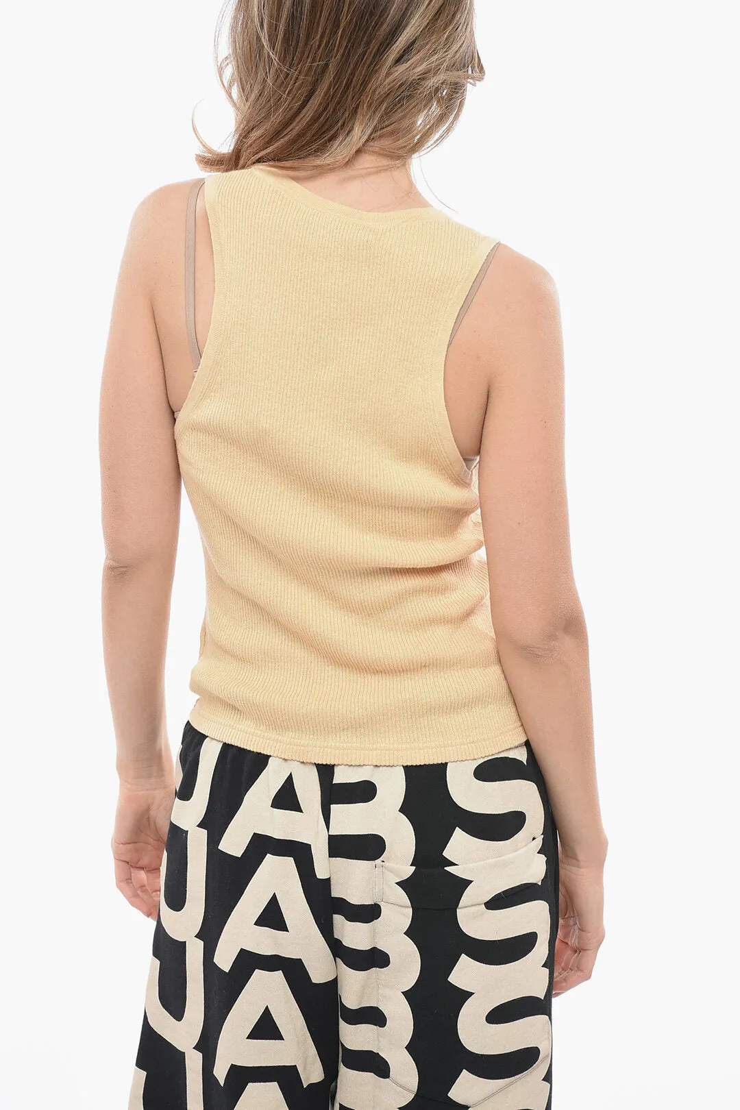 360Sweater Ribbed MONA Crew-neck Tank Top