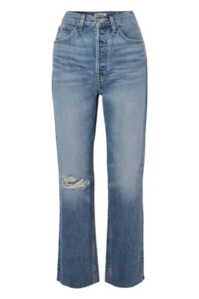 70s Ultra Cropped High-Rise Straight-Leg Jeans