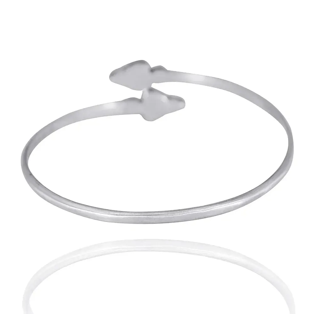 92.5 Silver Oxidized bangle