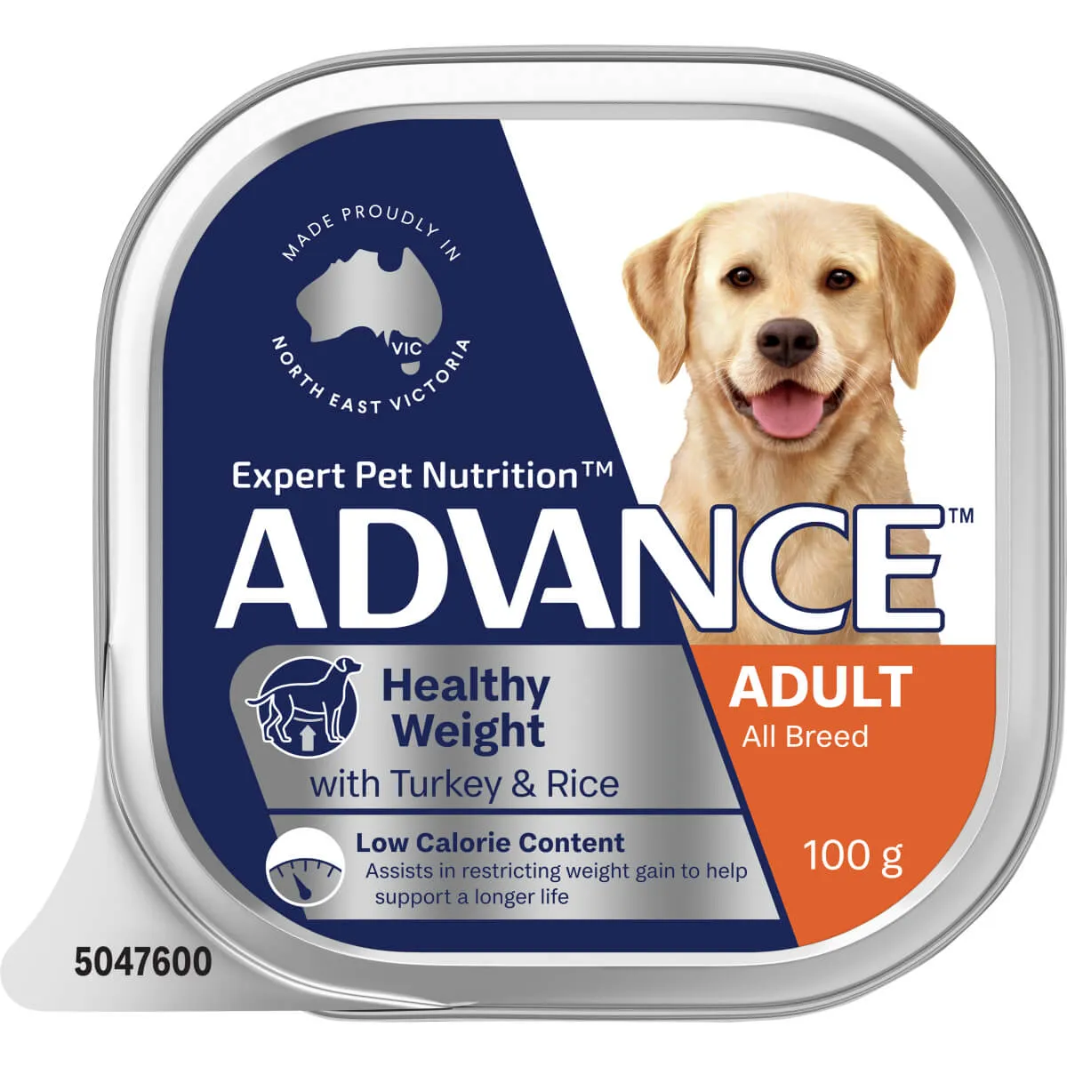 Advance Single Serve Healthy Weight Adult Turkey with Rice Wet Dog Food