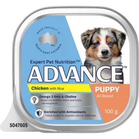 Advance Single Serve Puppy Chicken with Rice Wet Dog Food