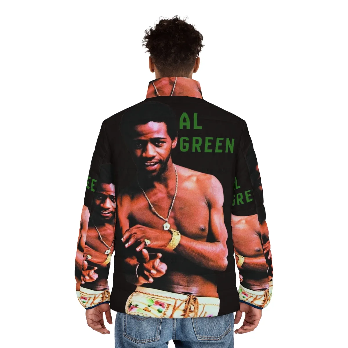 Al Green Legendary Soul Singer Musician Puffer Jacket