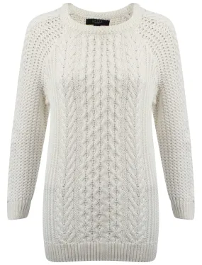 Amara Reya Violet white jumper