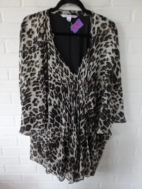 Animal Print Tunic 3/4 Sleeve Diane Von Furstenberg, Size S