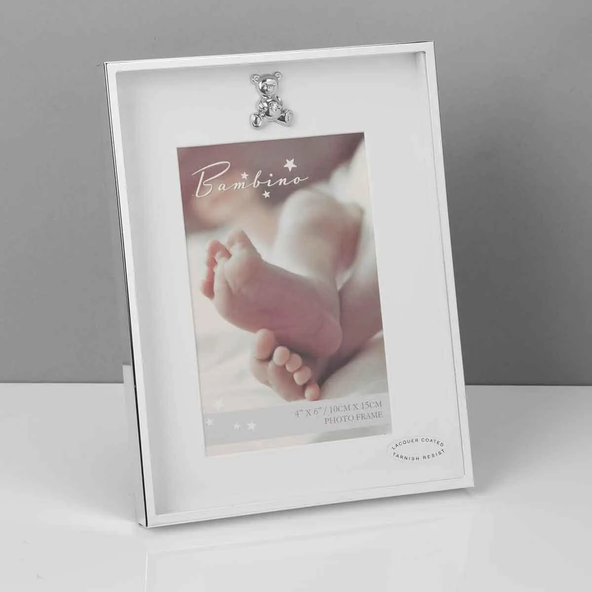 Bambino Thin Silver Plated Photo Frame