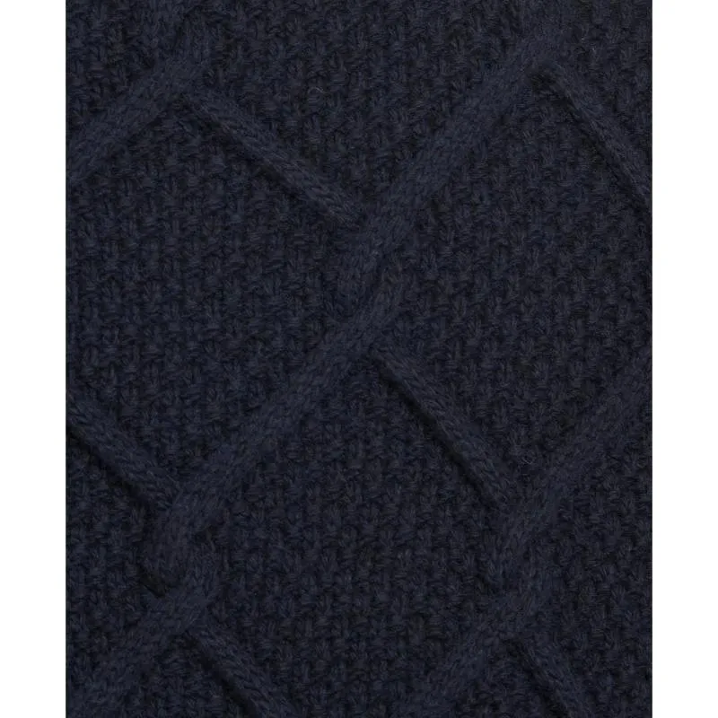 Barbour Burne Ladies Roll Neck Jumper - Navy