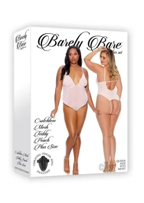 Barely B Crotchless Mesh Teddy Ps Pch