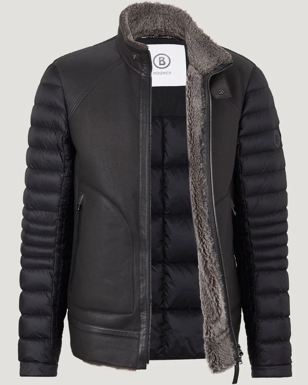 Bitter Brown Lambskin Outdoor Jacket