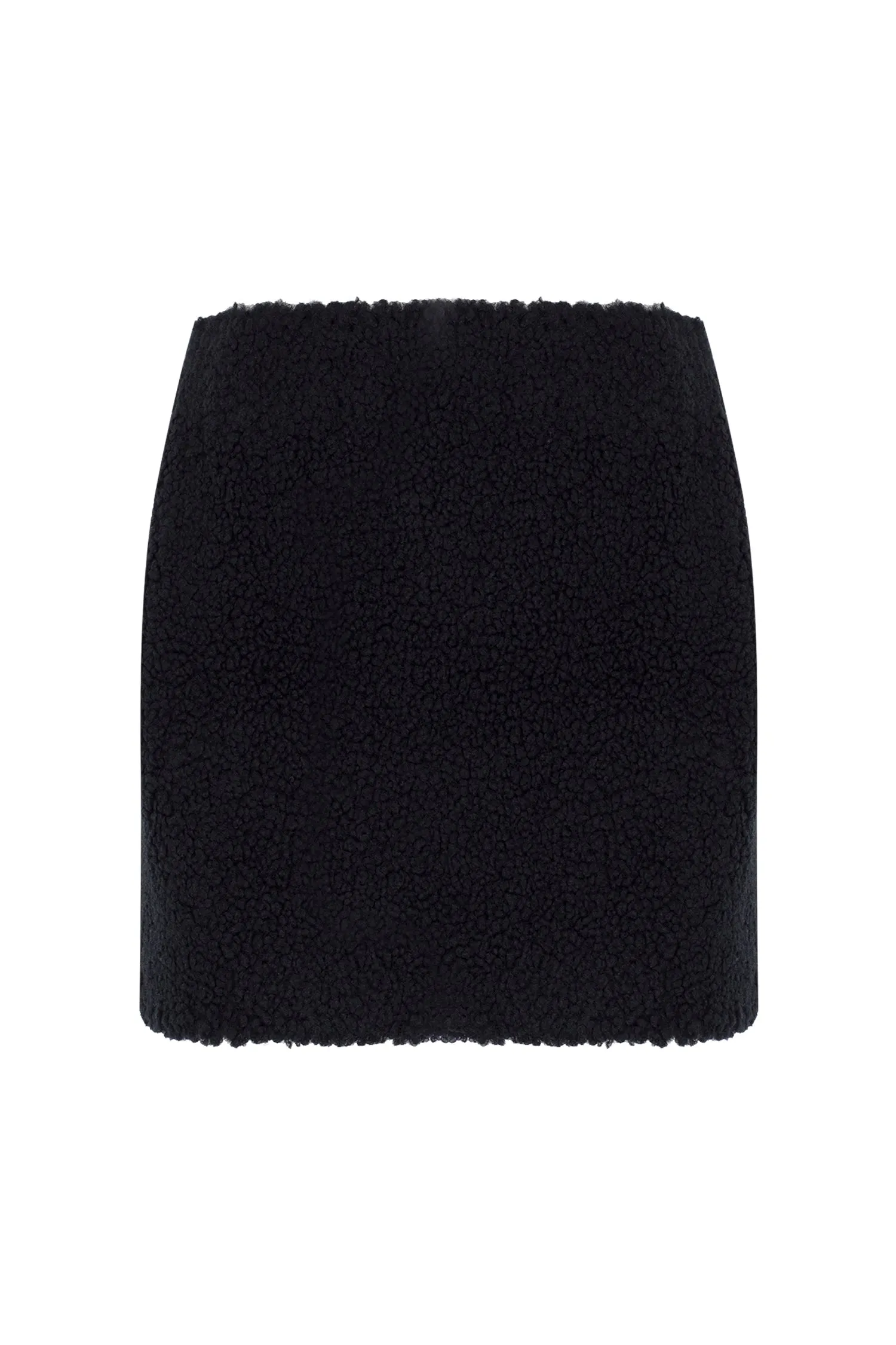 BLACK TEDDY MINI SKIRT