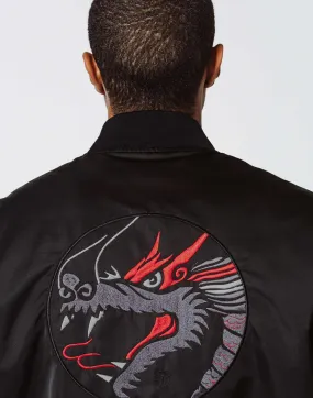 Blouson Noir Dragon