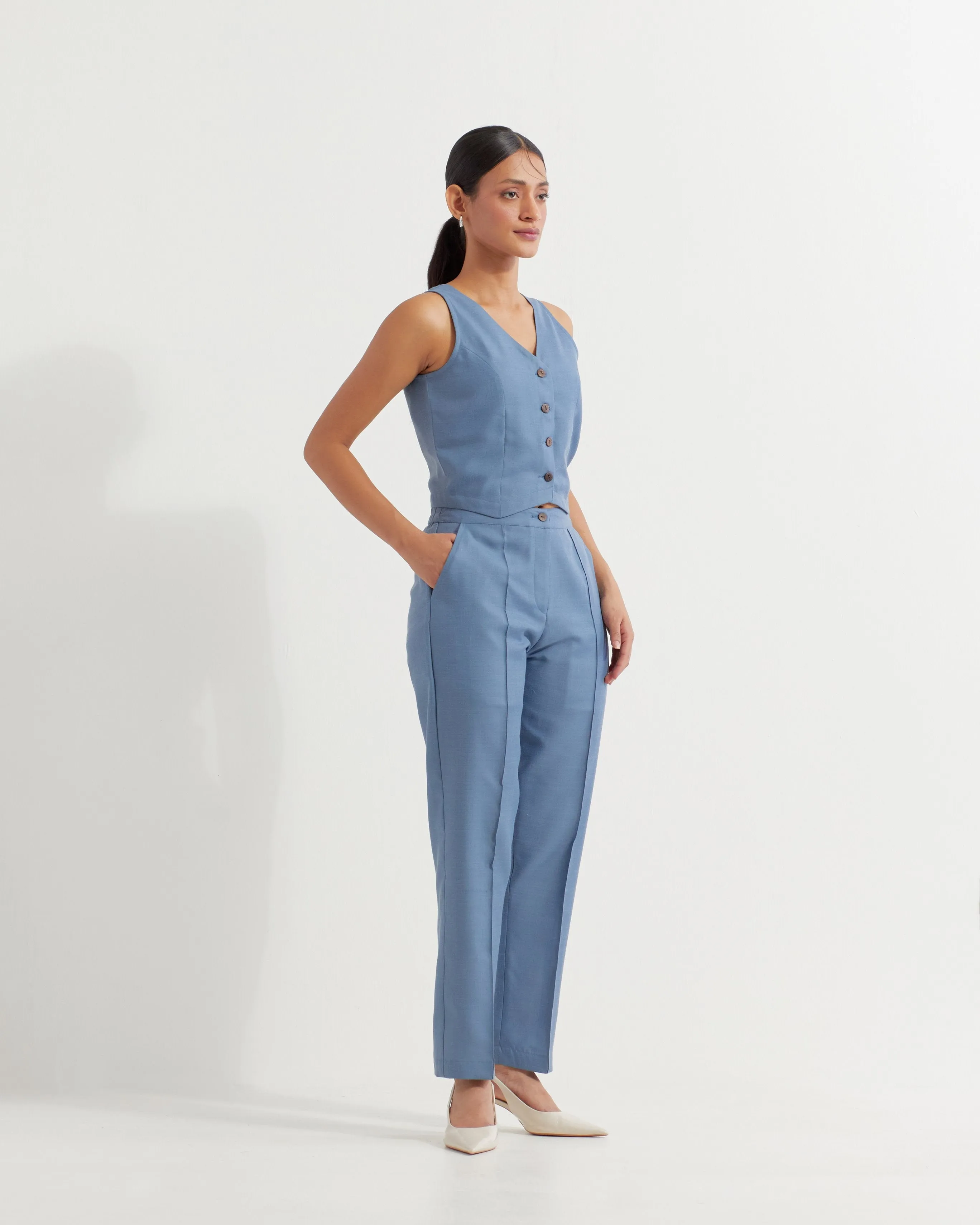 Blue Anne Co-ord Set (Set of 2)