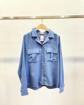 Blue blouse shirt