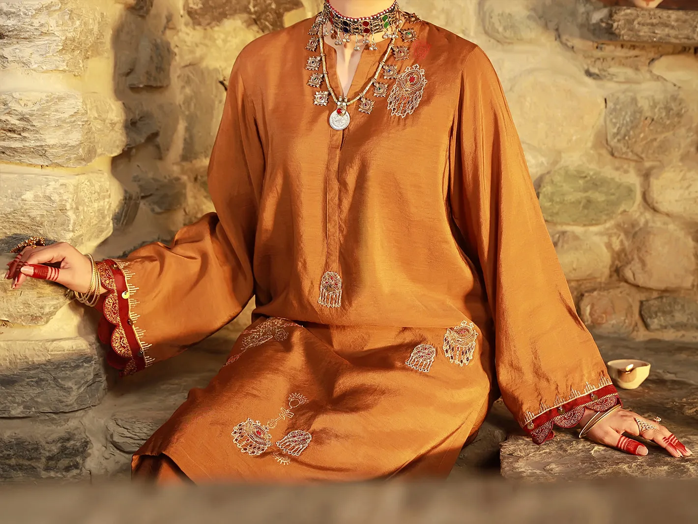 Brown Tunic - AL-LK-833