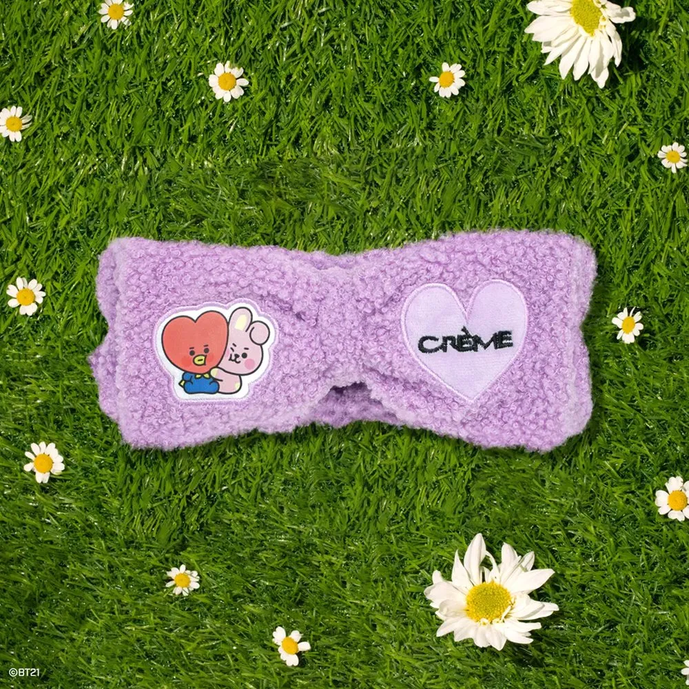 BT21 Plush Spa Teddy Headband