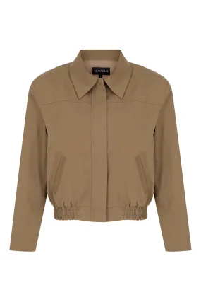 CAMEL BOMBER JACKET