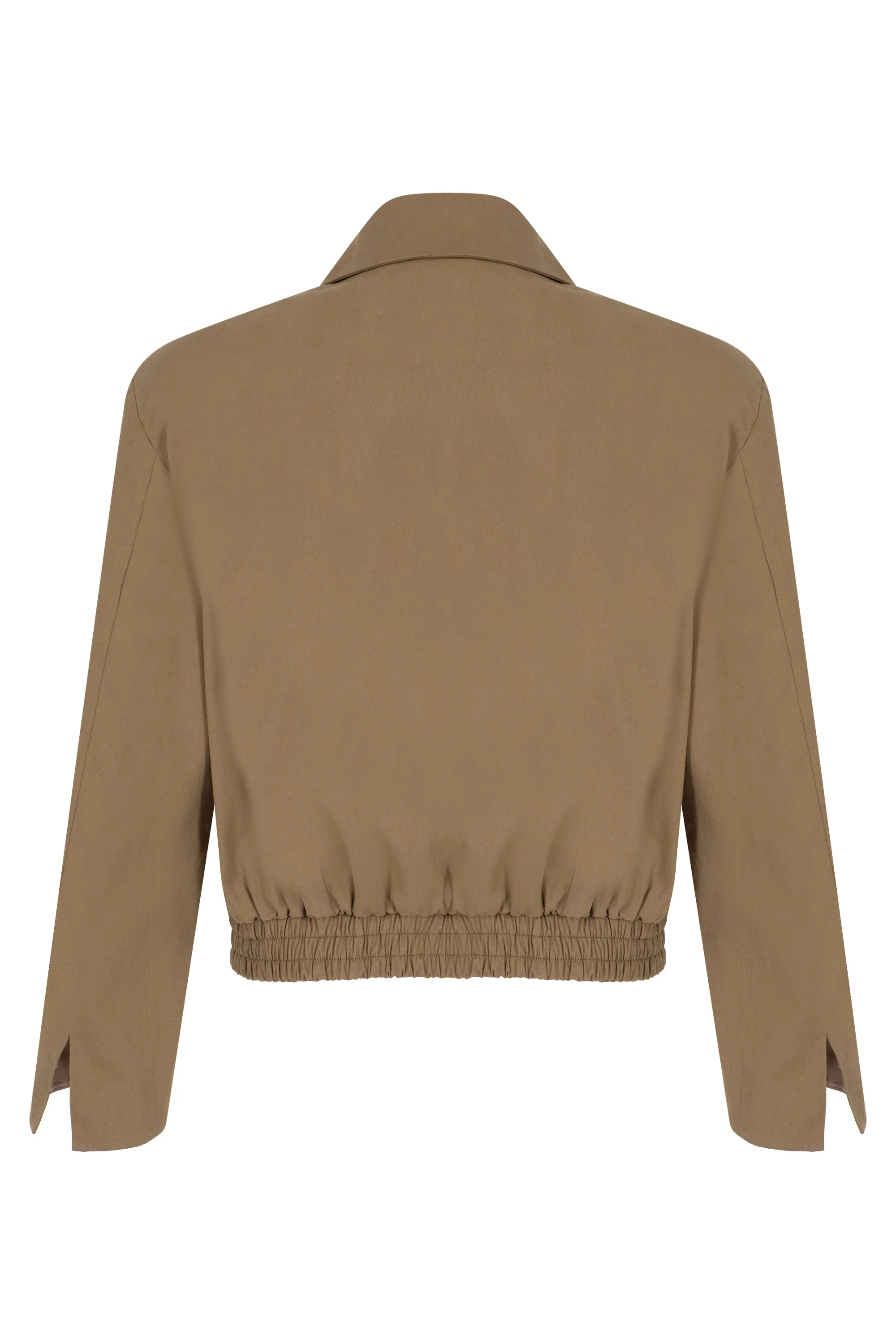 CAMEL BOMBER JACKET