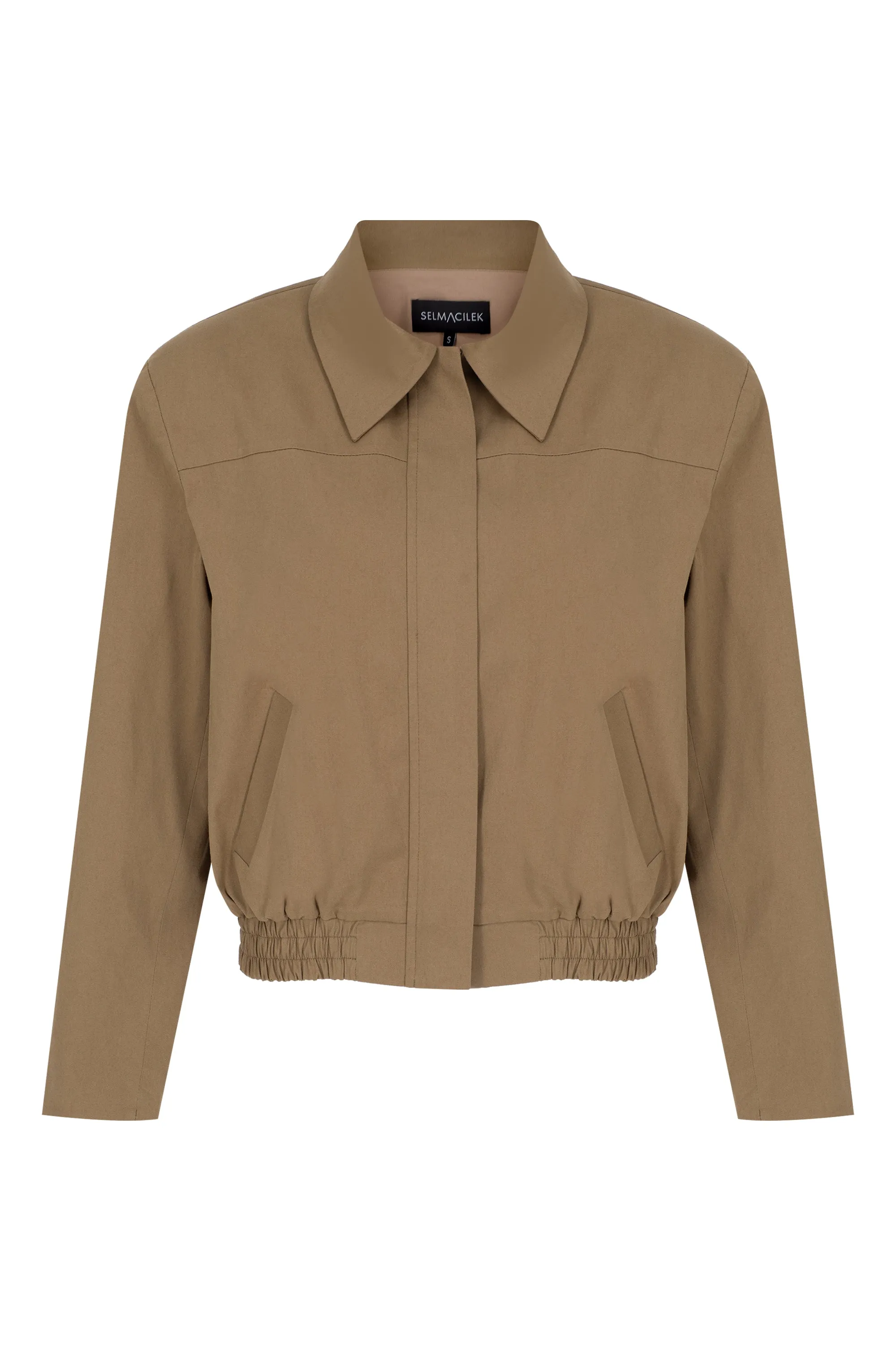 CAMEL BOMBER JACKET