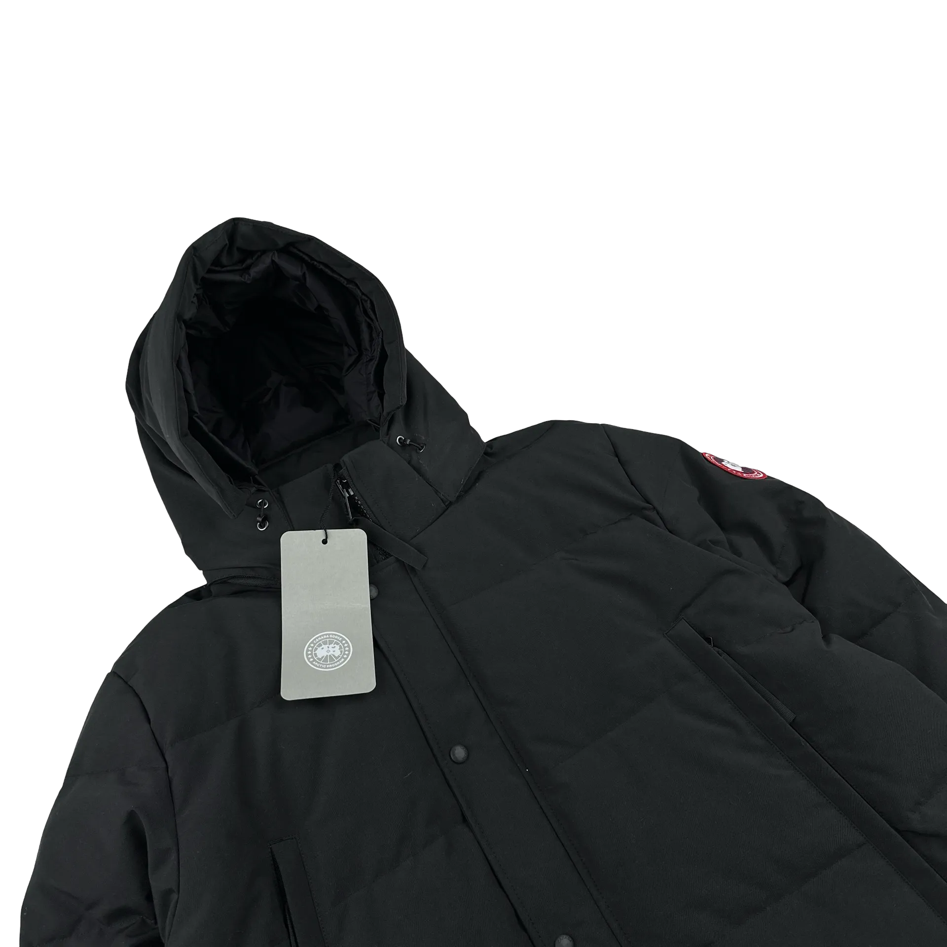 Canada Goose Black Premium Down Wyndham Parka Jacket - XXL