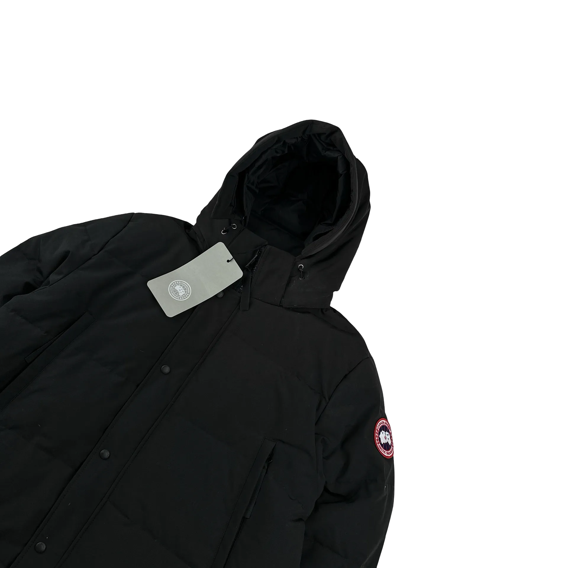 Canada Goose Black Premium Down Wyndham Parka Jacket - XXL