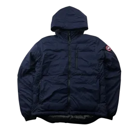 Canada Goose Lodge Down Filled Navy Lightweight Puffer Jacket - Medium