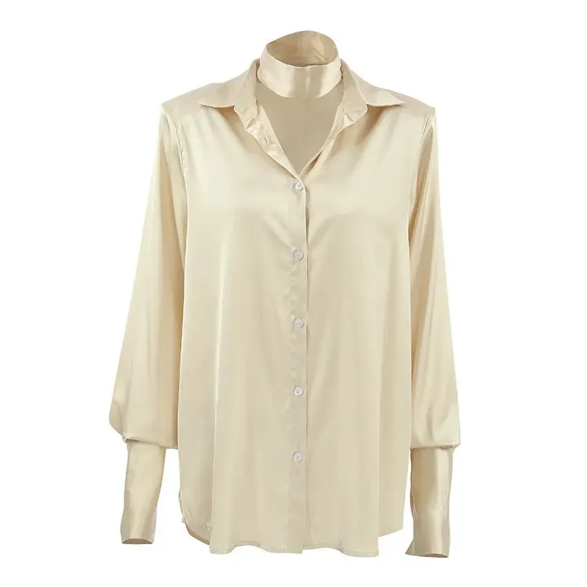 Champagne French Satin Professional Shirt