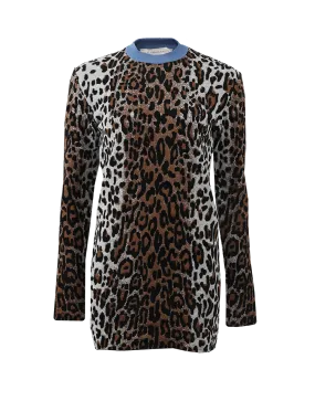 Cheetah Jacquard Pullover