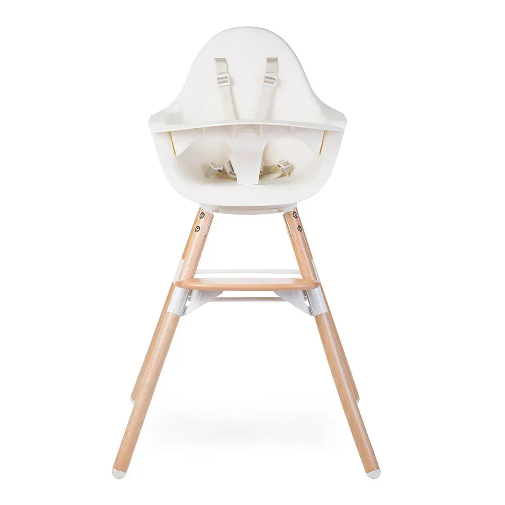 Childhome Evolu ONE.80° High Chair   Cushion - Teddy Bundle