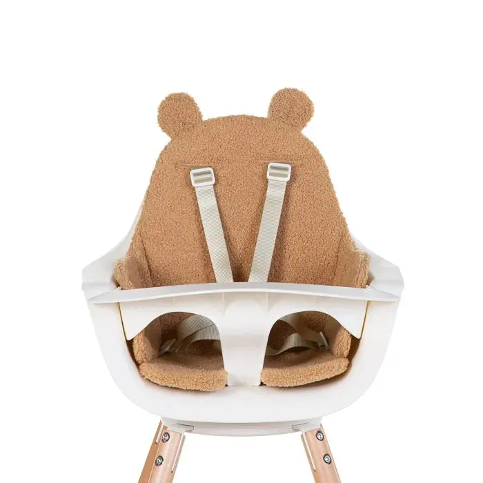 Childhome Evolu ONE.80° High Chair   Cushion - Teddy Bundle