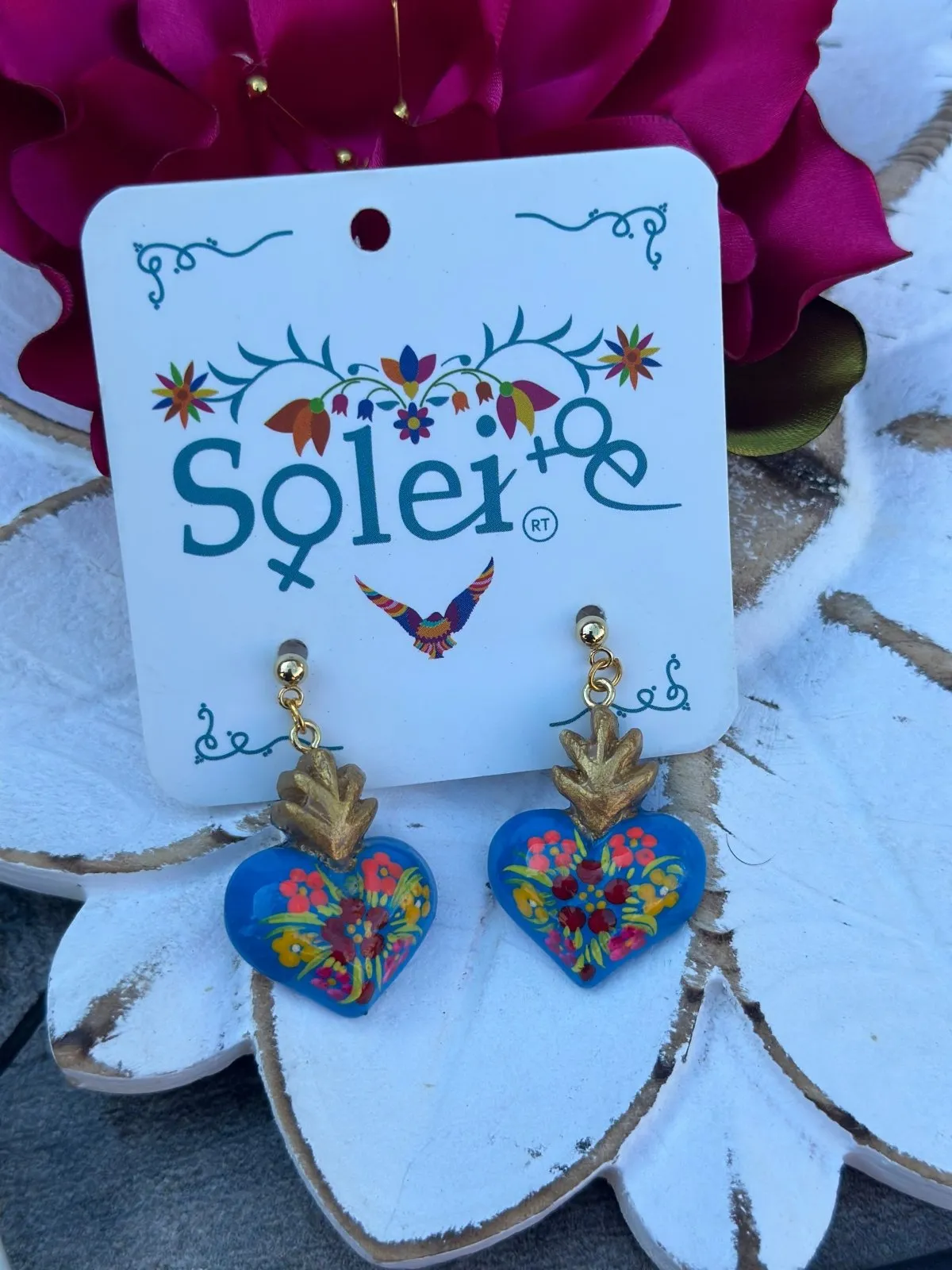 Corazon Pintado Earrings