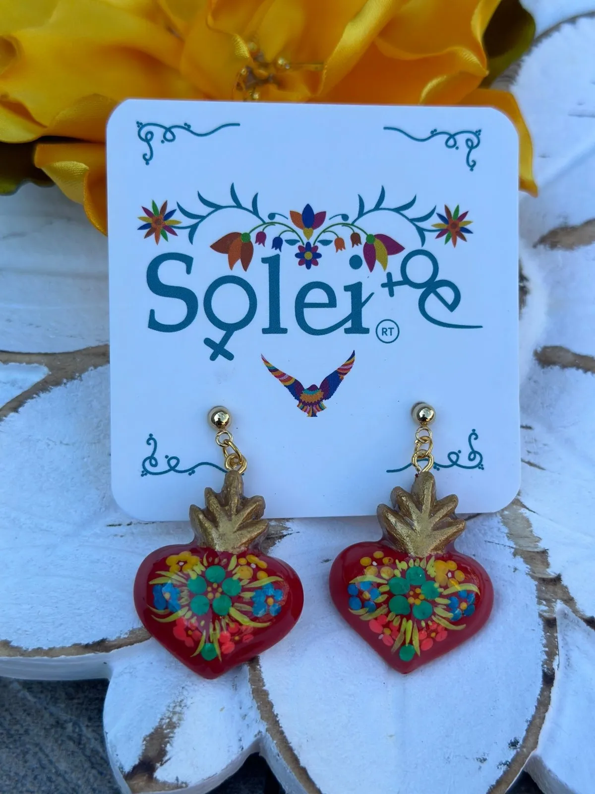 Corazon Pintado Earrings