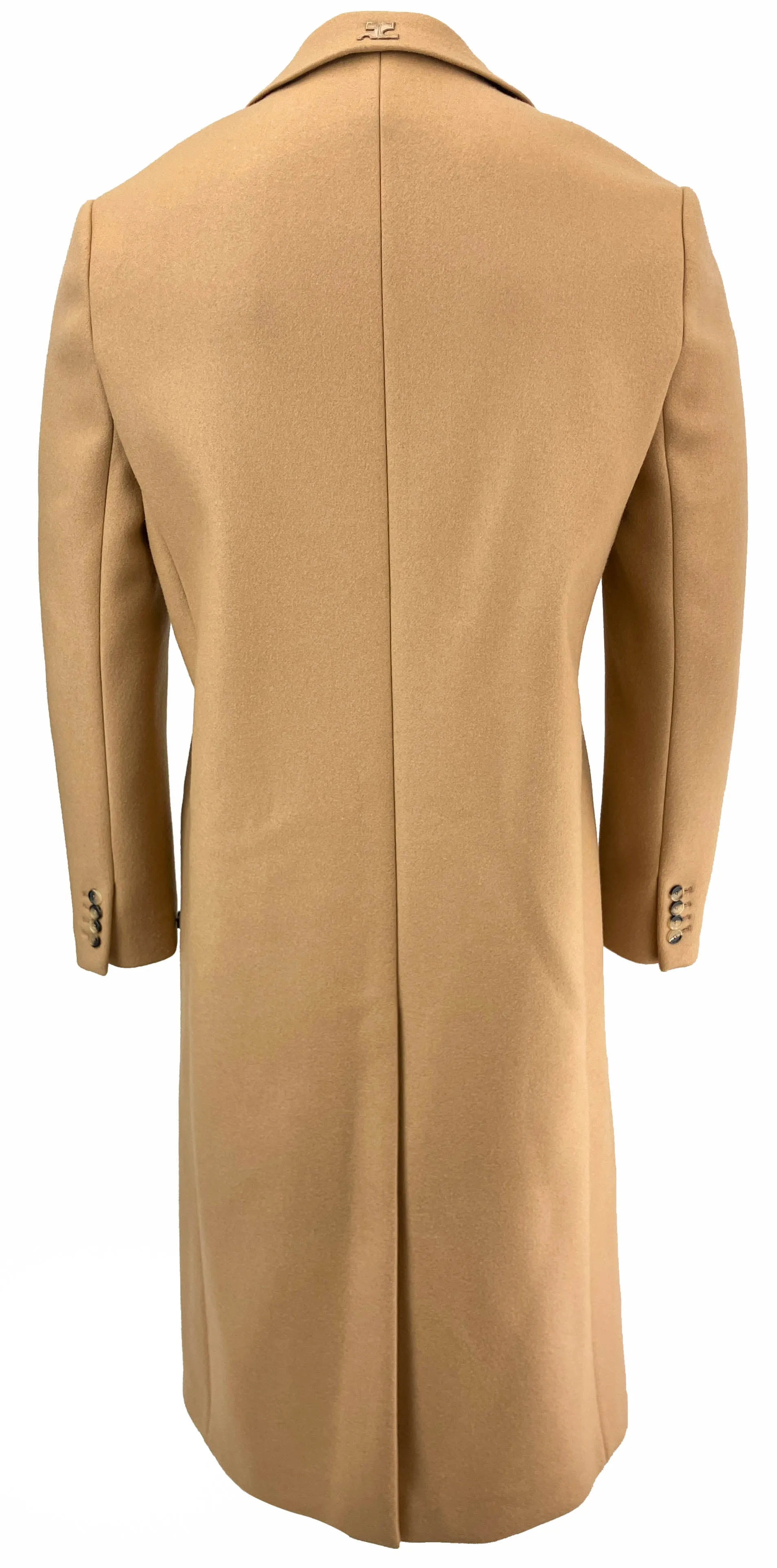 Courrèges Tailored Coat in Camel