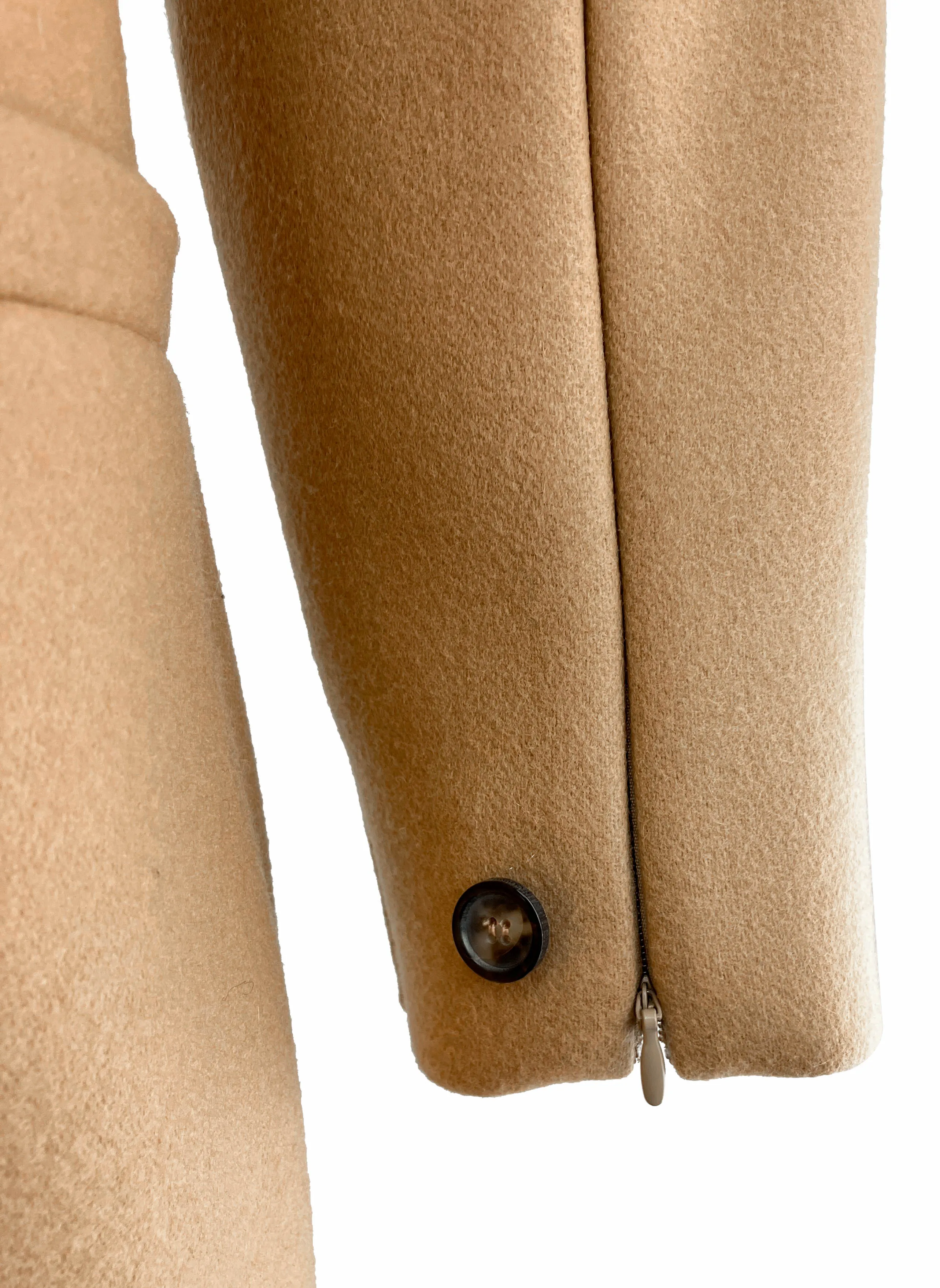 Courrèges Tailored Coat in Camel