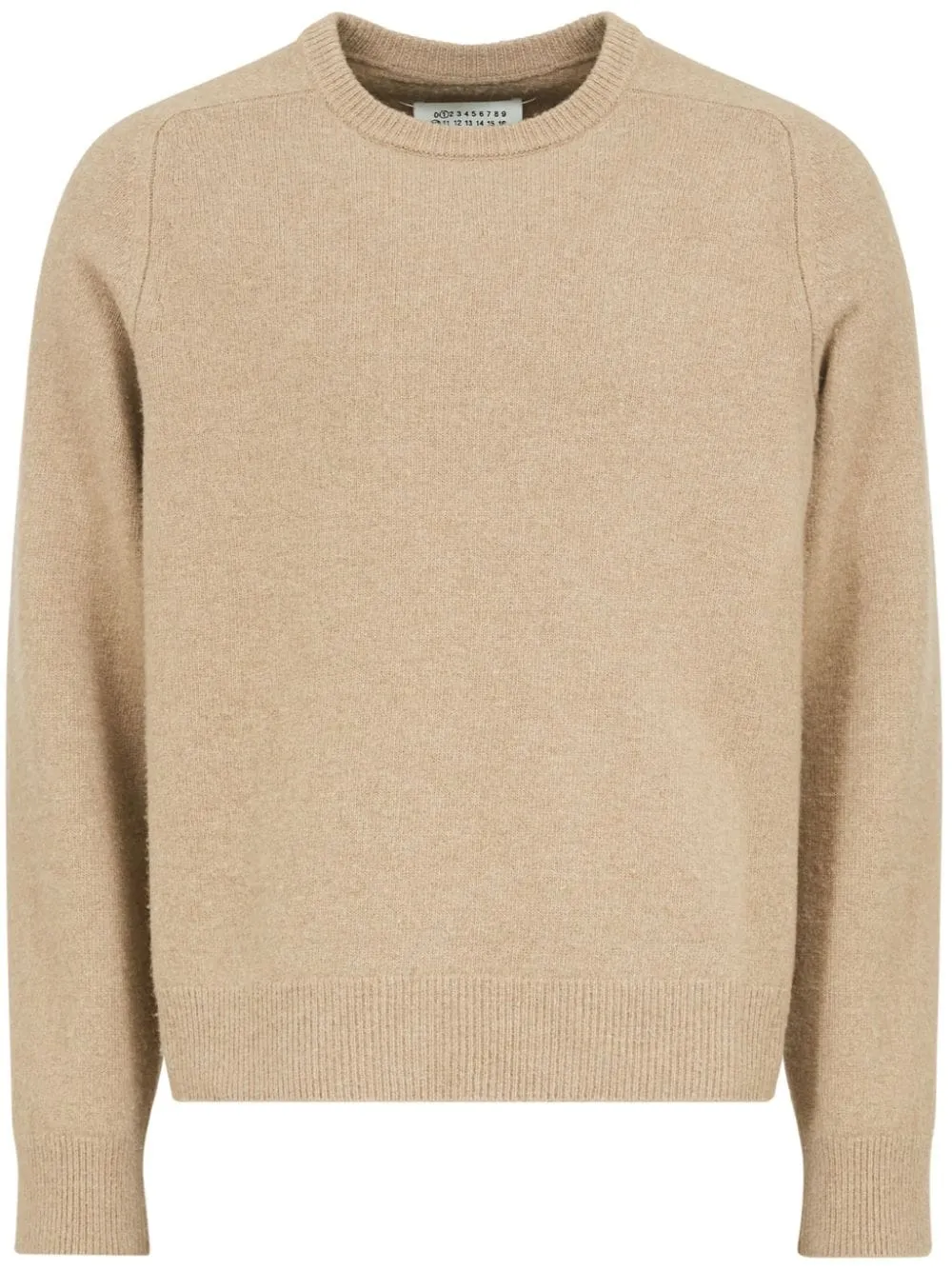 Crew-neck wool jumper<BR/><BR/><BR/>