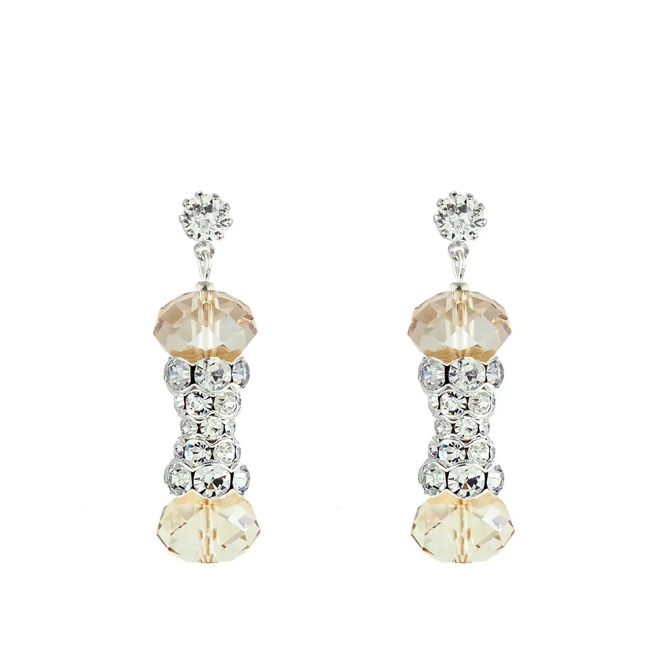 Crystal Embellished Statement Earrings