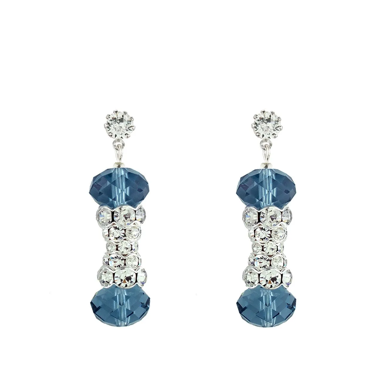 Crystal Embellished Statement Earrings