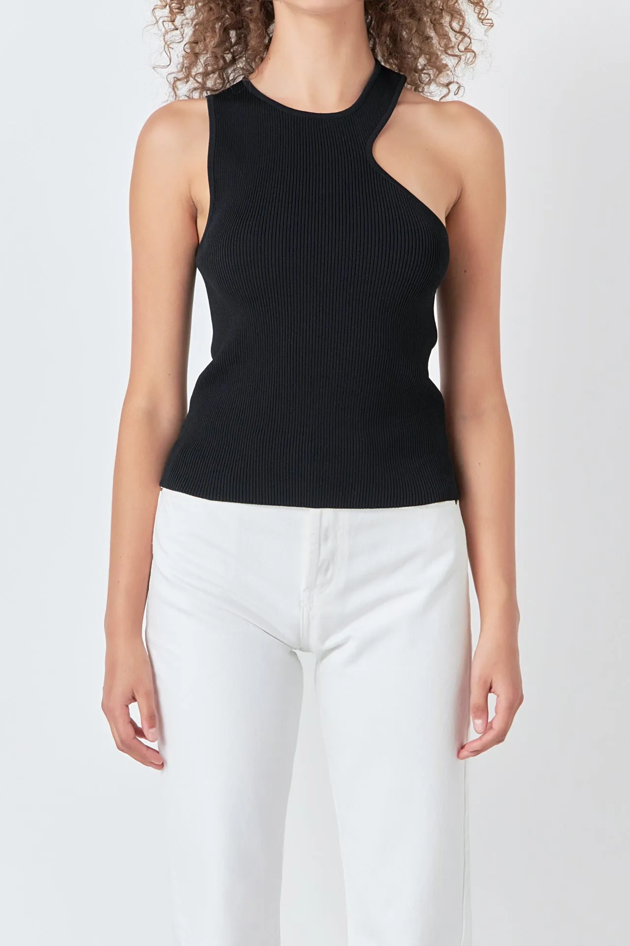 Cutout Knit Top