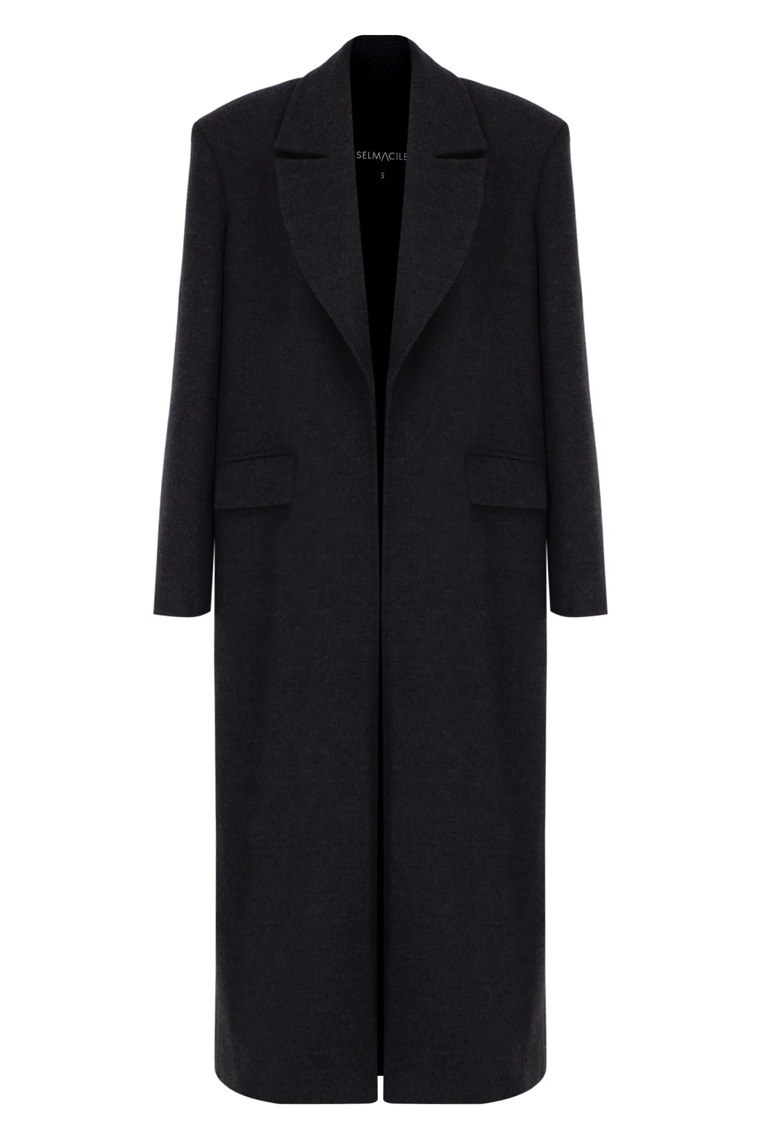 DARK GREY CACHET LONG COAT