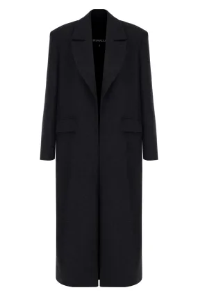 DARK GREY CACHET LONG COAT