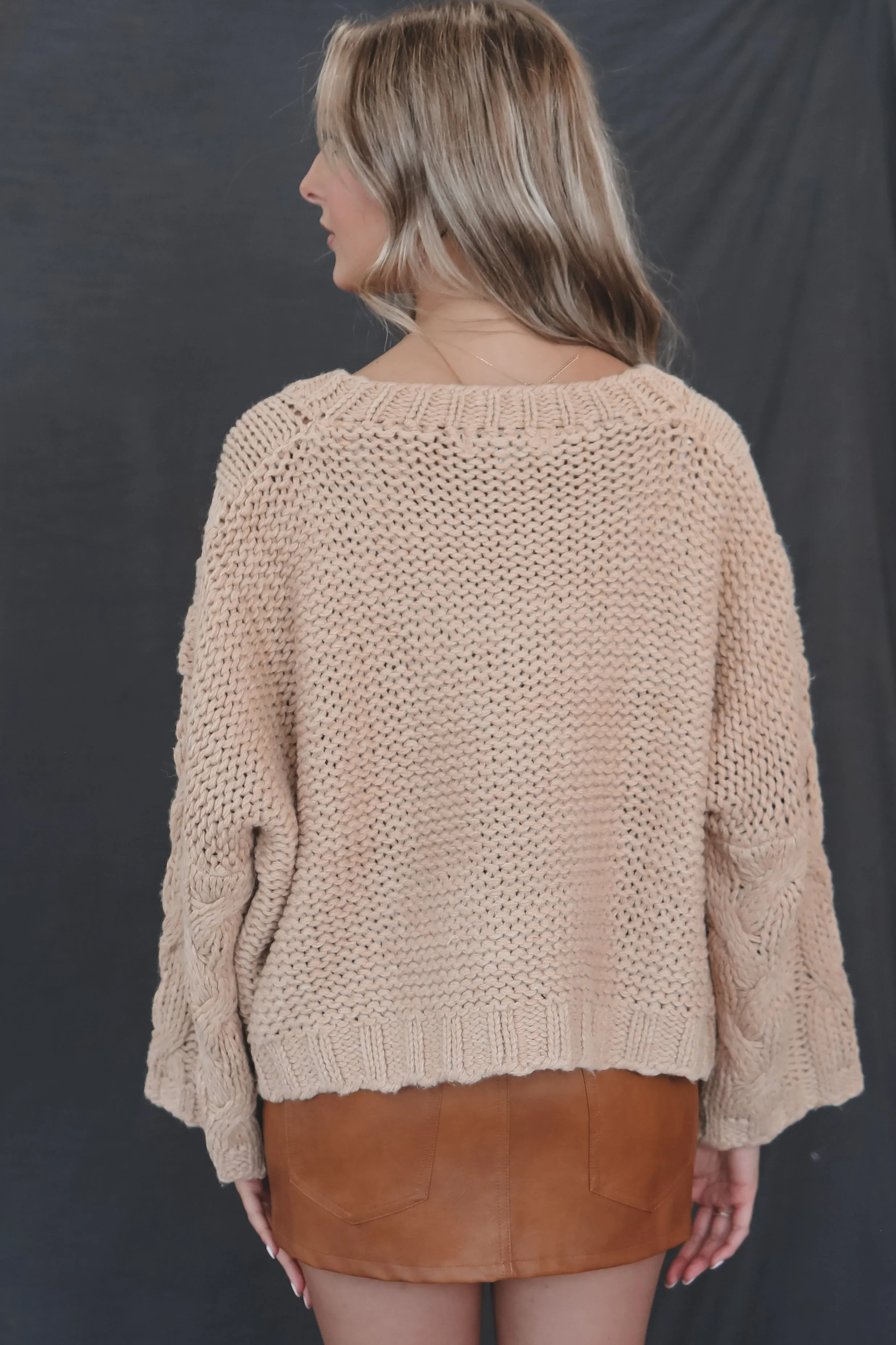 DEAL Cold On The Coast Cropped Knit Sweater