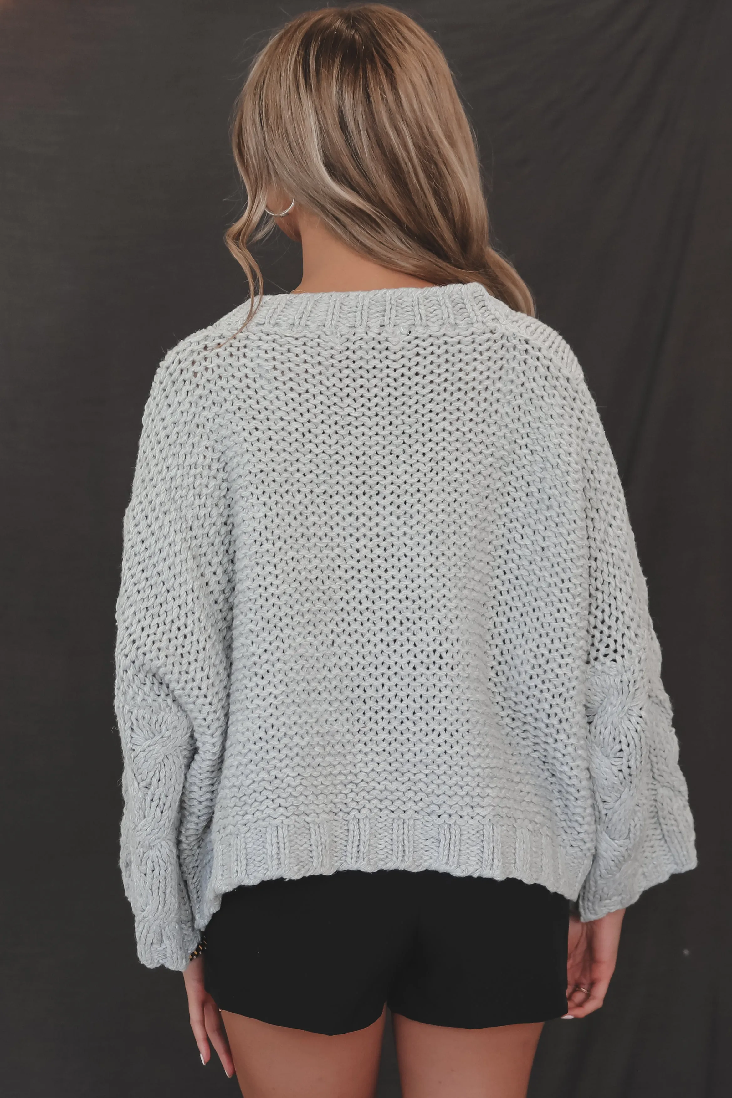 DEAL Cold On The Coast Cropped Knit Sweater