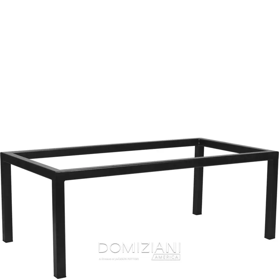 Domiziani Coffee Table Base, 1.5 in. Frame, Powder Coated Steel - Black