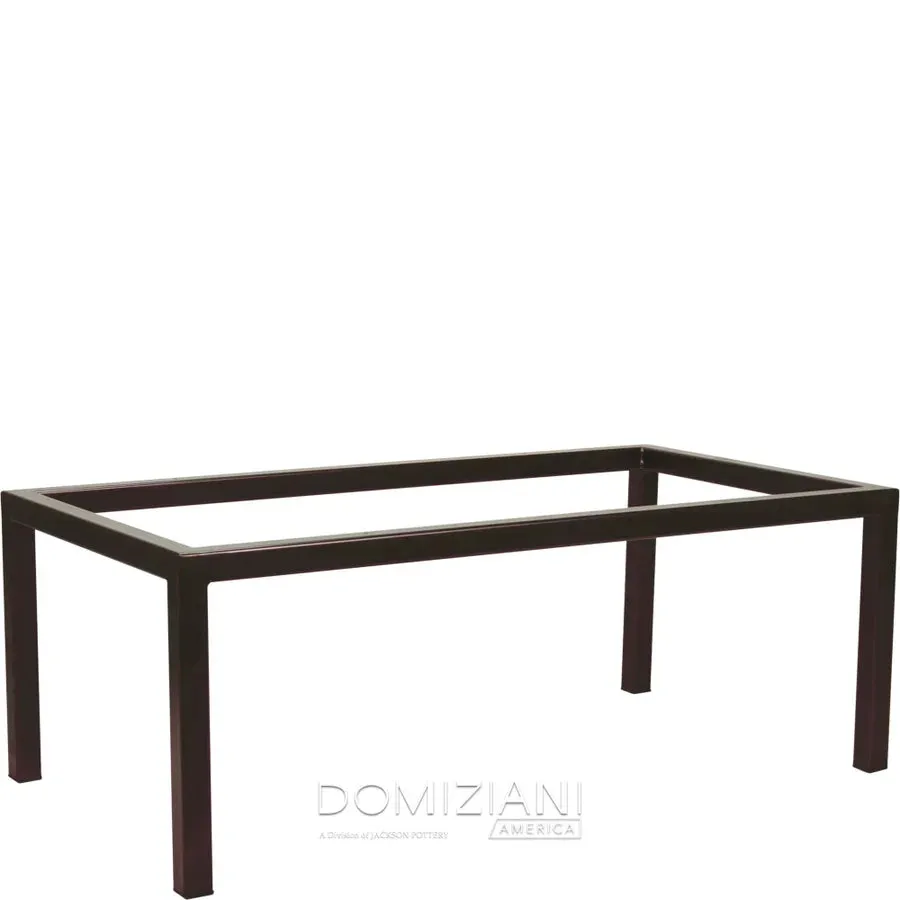 Domiziani Coffee Table Base, 1.5 in. Frame, Powder Coated Steel - Brown