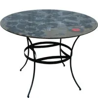 Domiziani Dining Table Base 25 x 25 x 28, Black