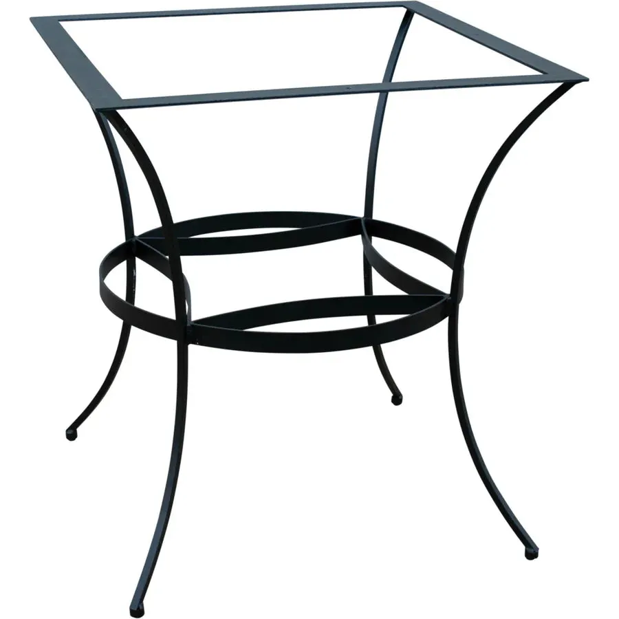 Domiziani Dining Table Base 25 x 25 x 28, Black