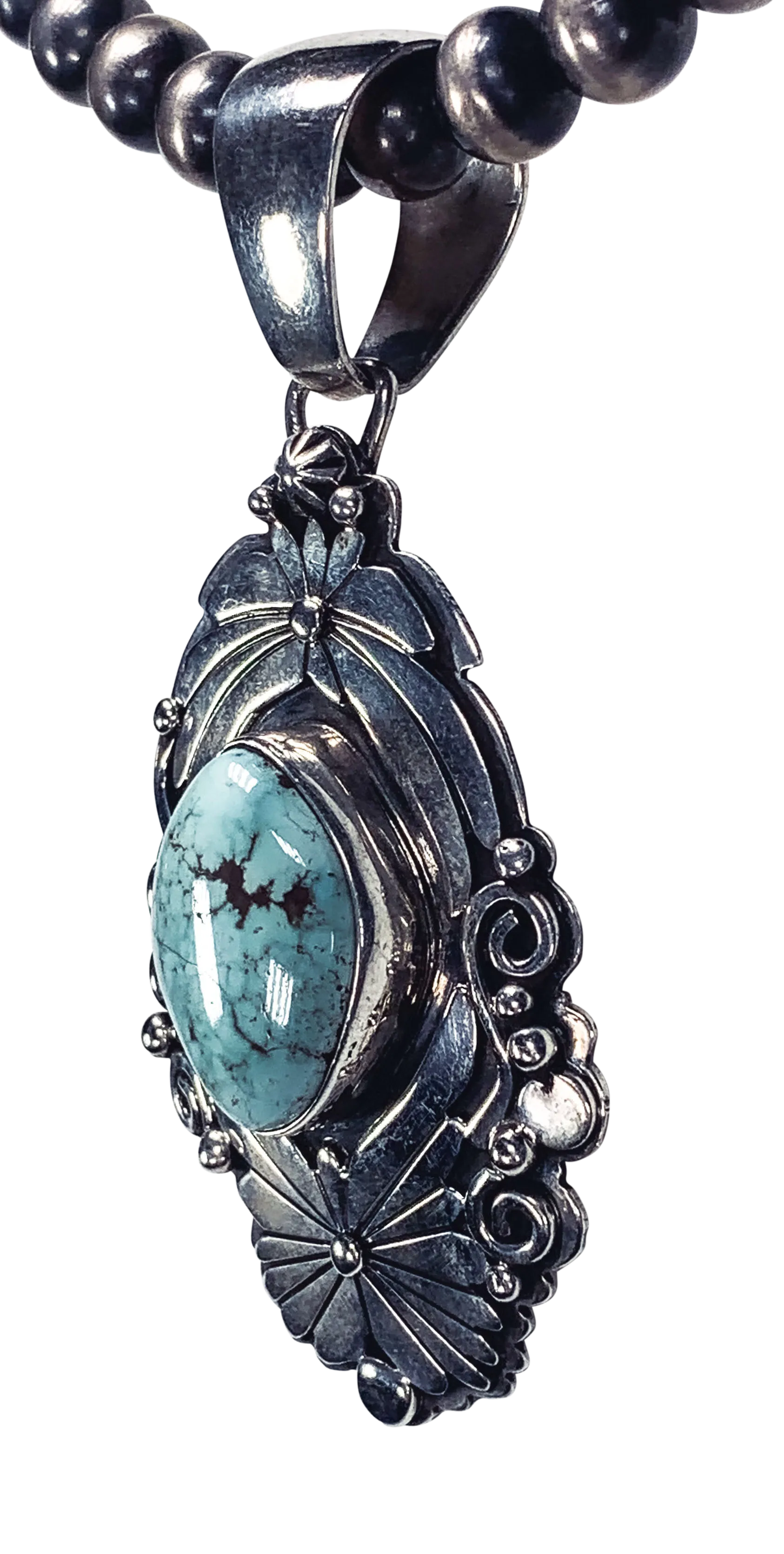 Dry Creek Turquoise Pendant | Artisan Handmade