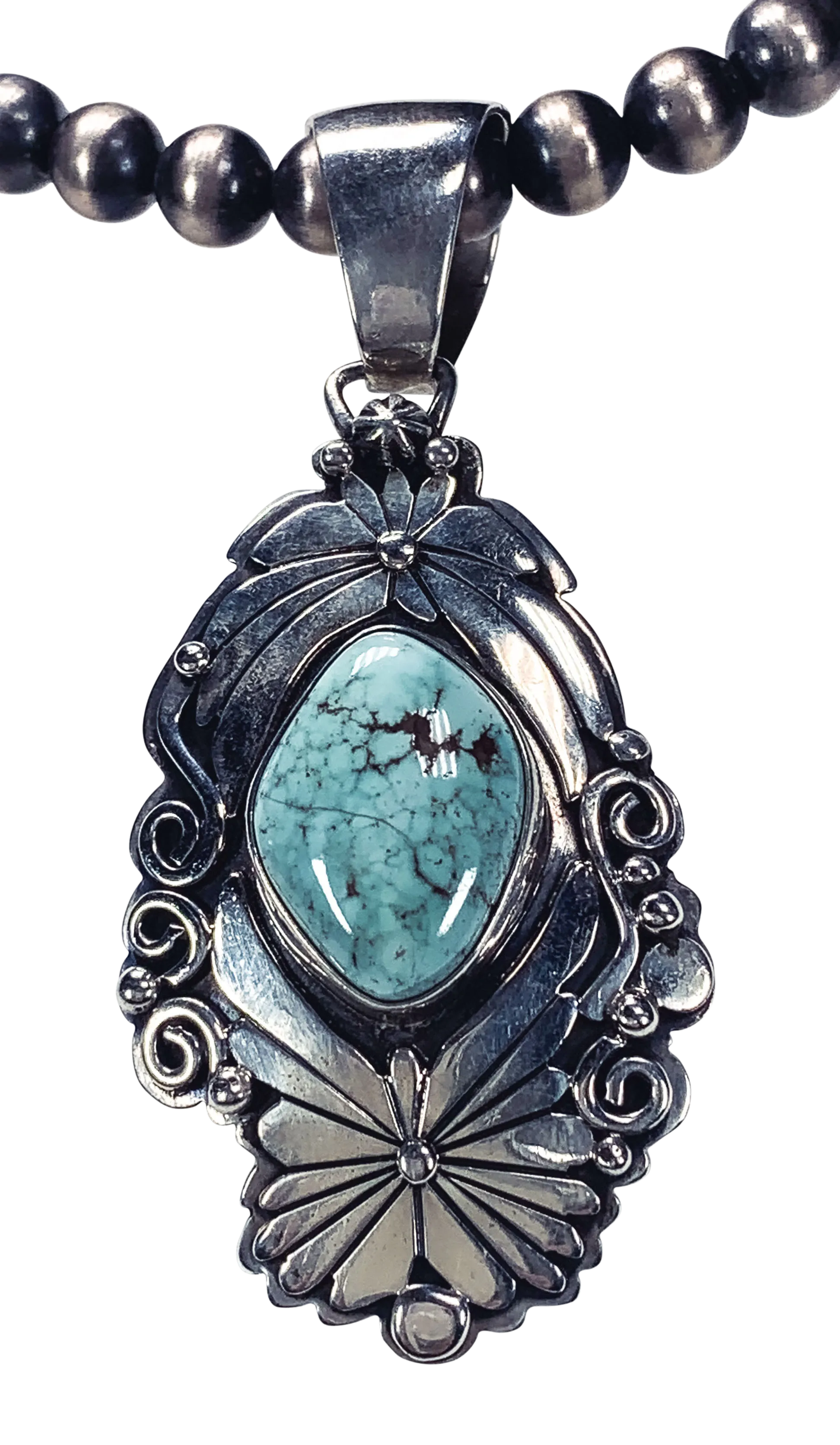 Dry Creek Turquoise Pendant | Artisan Handmade