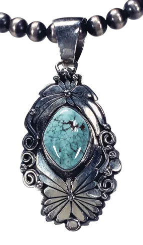 Dry Creek Turquoise Pendant | Artisan Handmade