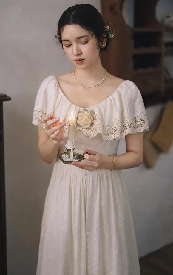 Edwardian Style Embroidered Dress