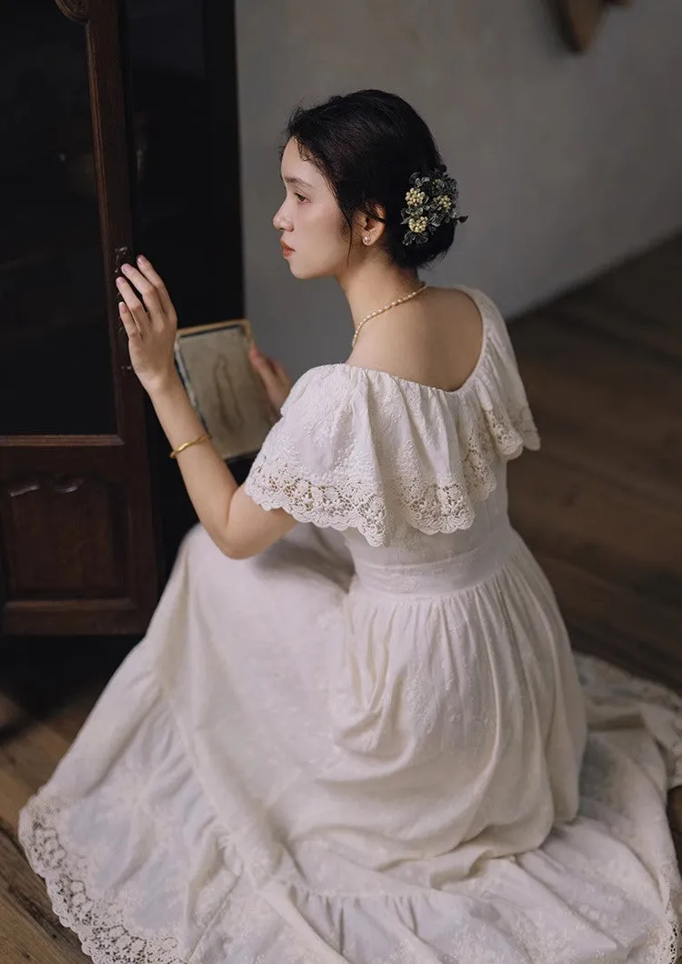 Edwardian Style Embroidered Dress