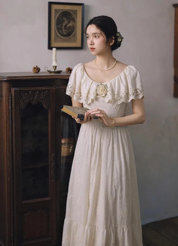 Edwardian Style Embroidered Dress